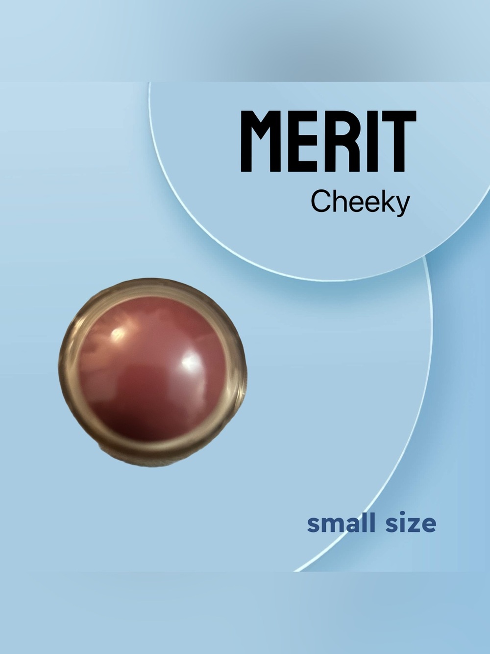 🇺🇸🌟🆕NWOB MERIT | SMALL | Award winner Cheeky Pink Flush Balm Cream Blush